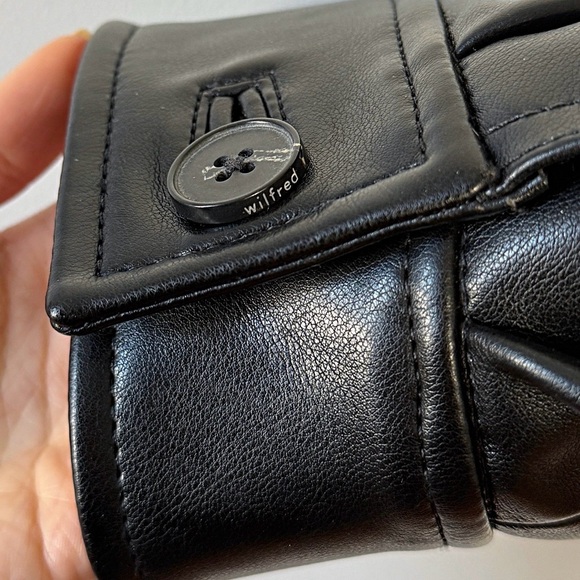 ARITZIA Wilfred Vegan Leather Oversized Bomber Jacket - Picture 9 of 16